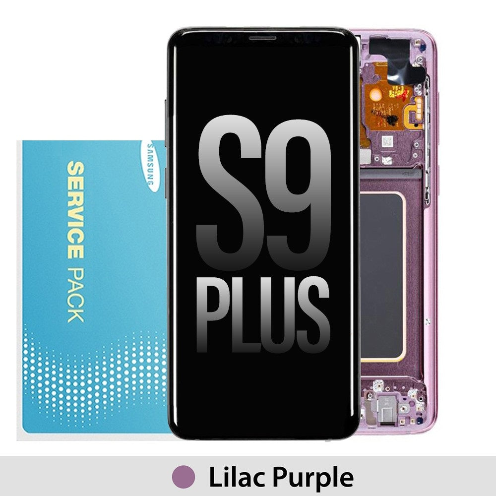 Samsung Galaxy S9 Plus G965F OLED Screen Replacement Digitizer GH97-21691B (Gold)-Lilac Purple Samsung Galaxy S9 Plus G965F OLED Screen Replacement Digitizer GH97-21691B (Gold)-Lilac Purple